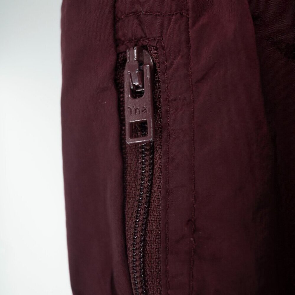 Aritzia TNA Dope Dyed Trackpant Burgundy Maroon | Medium - Picture 4 of 8